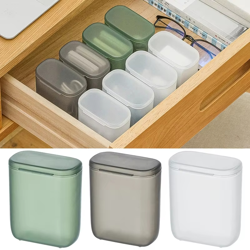 Beauty Makeup Box Set - Portable Cable Storage Box Wound Headphone