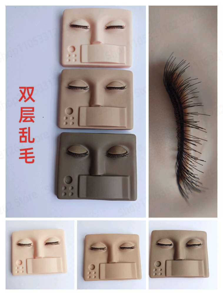 Beauty Makeup Training - Removable Eyelash Grafting Practice Head, Beauty