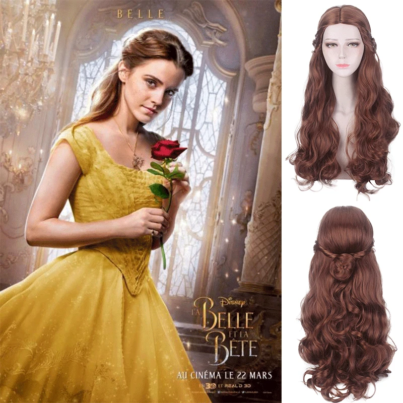 Beauty Hair Makeup - Beauty and Beast Cosplay Wig Belle