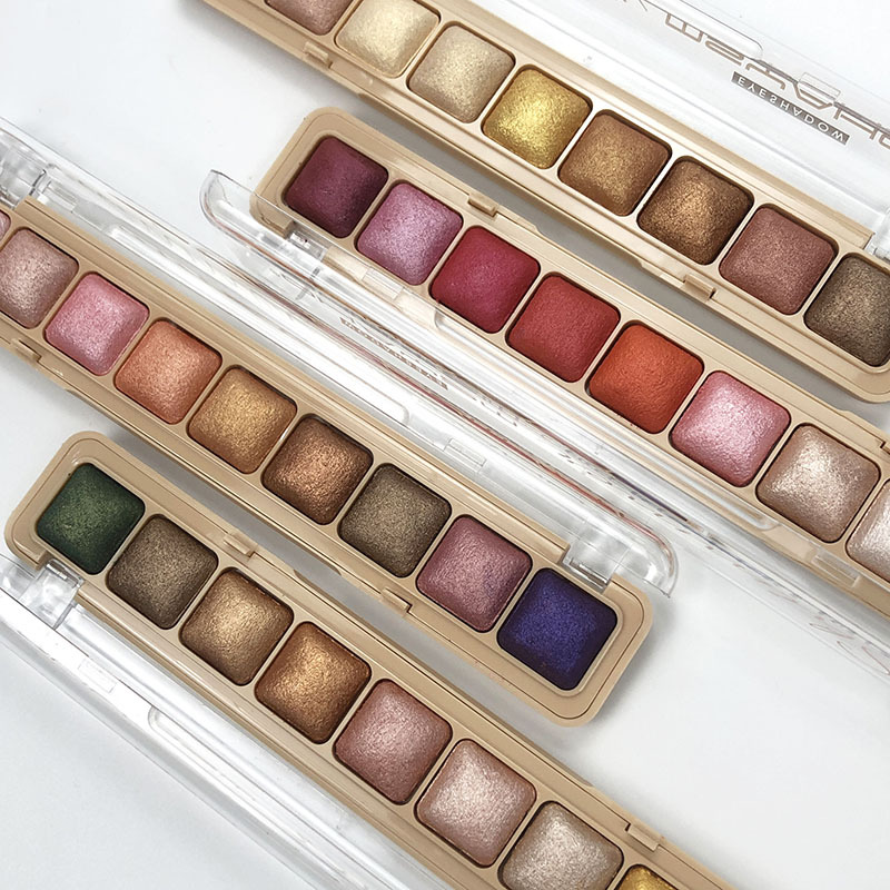 Beauty Makeup Eyeshadow Palette - 1pc Eyeshadow Glitter Matte Highlighter Long-Lasting