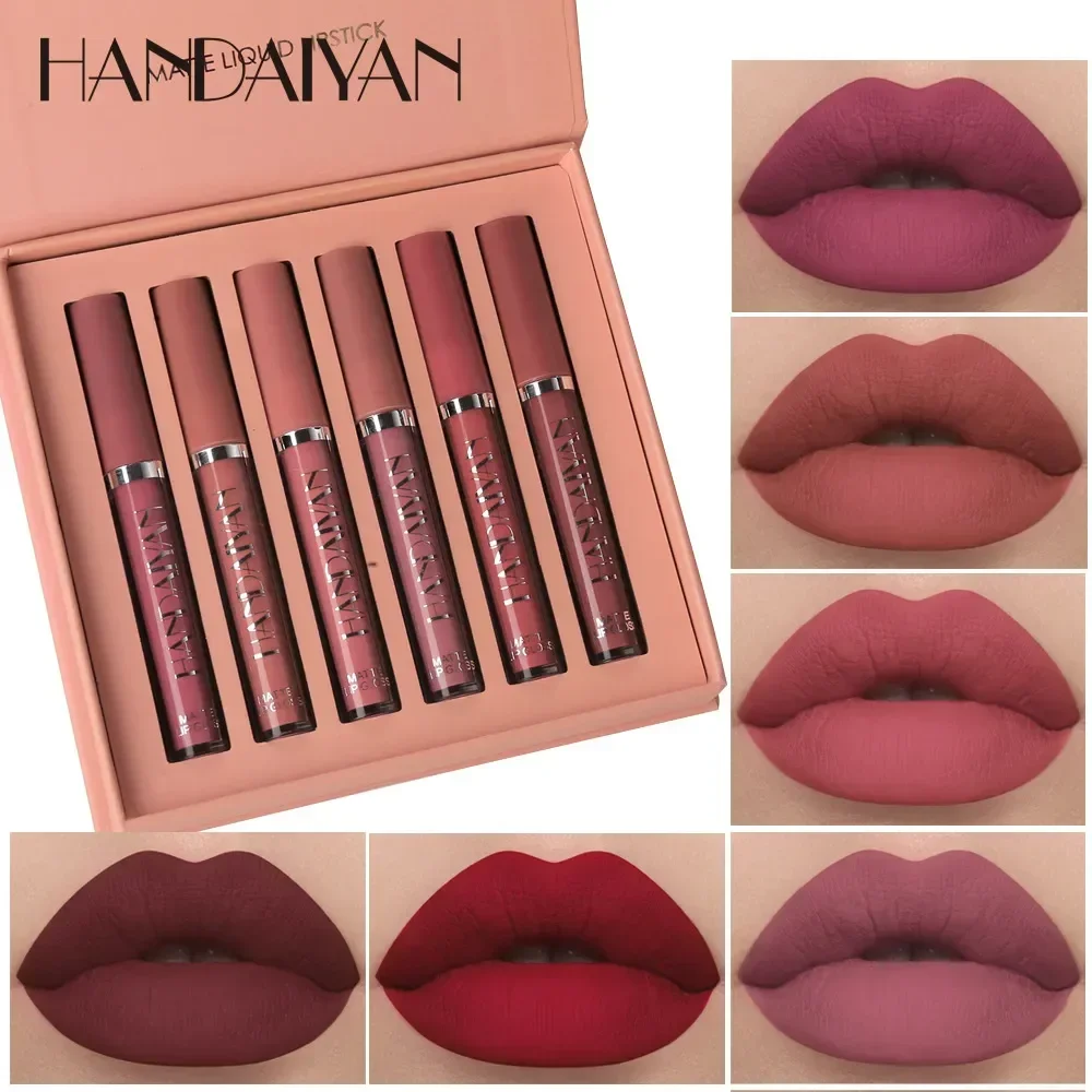 Beauty Huda Makeup - HANDAIYAN 6 PCS Lipstick Set Make-up