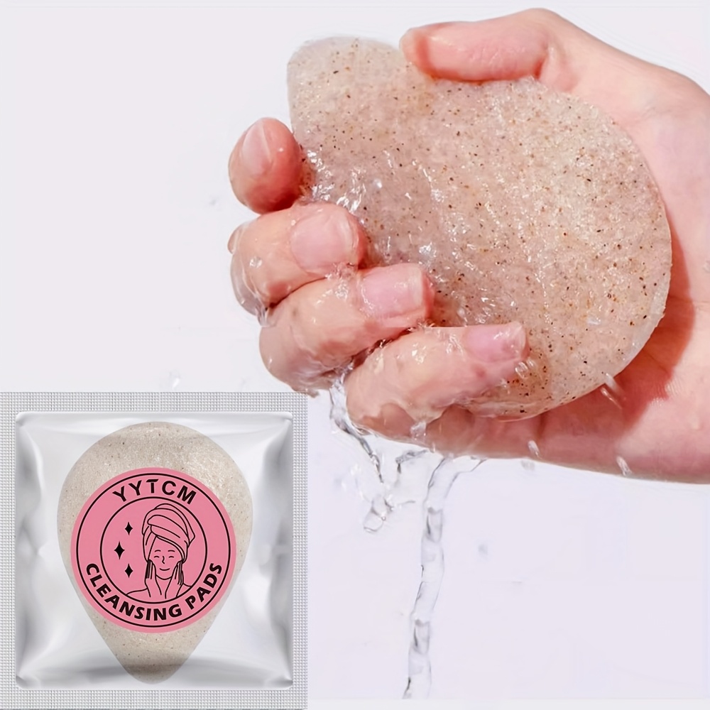 Beauty Makeup Sponge - Walnut Seed Konjac Face Sponge, Natural