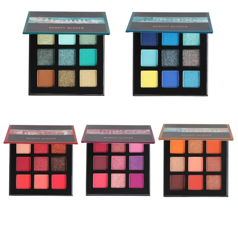 Beauty Makeup Eyeshadow Palette - Beauty GLAZED Eyeshadow Palette 9 Color