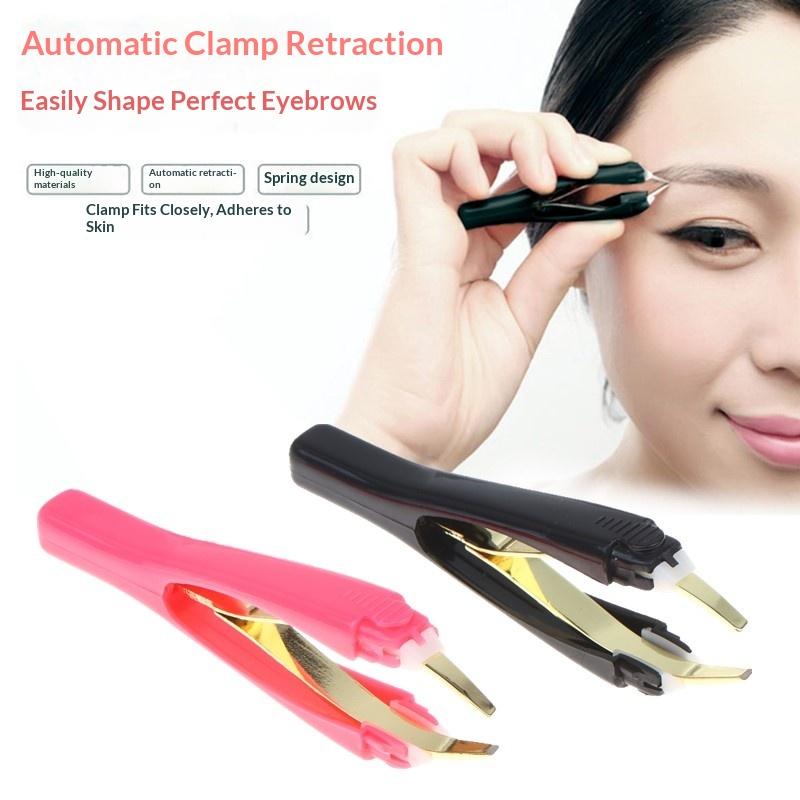 Beauty Hair Makeup - Eyebrow Tweezer Automatic Retratable Face Hair