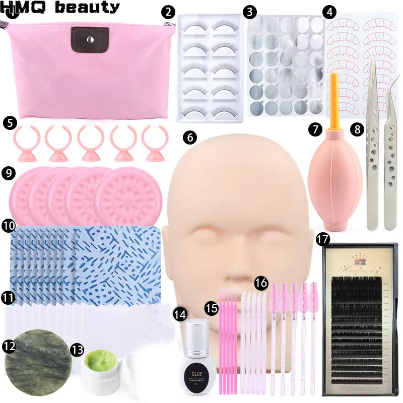 Beauty Makeup Training - False Eyelash Extension Training Kit Practice