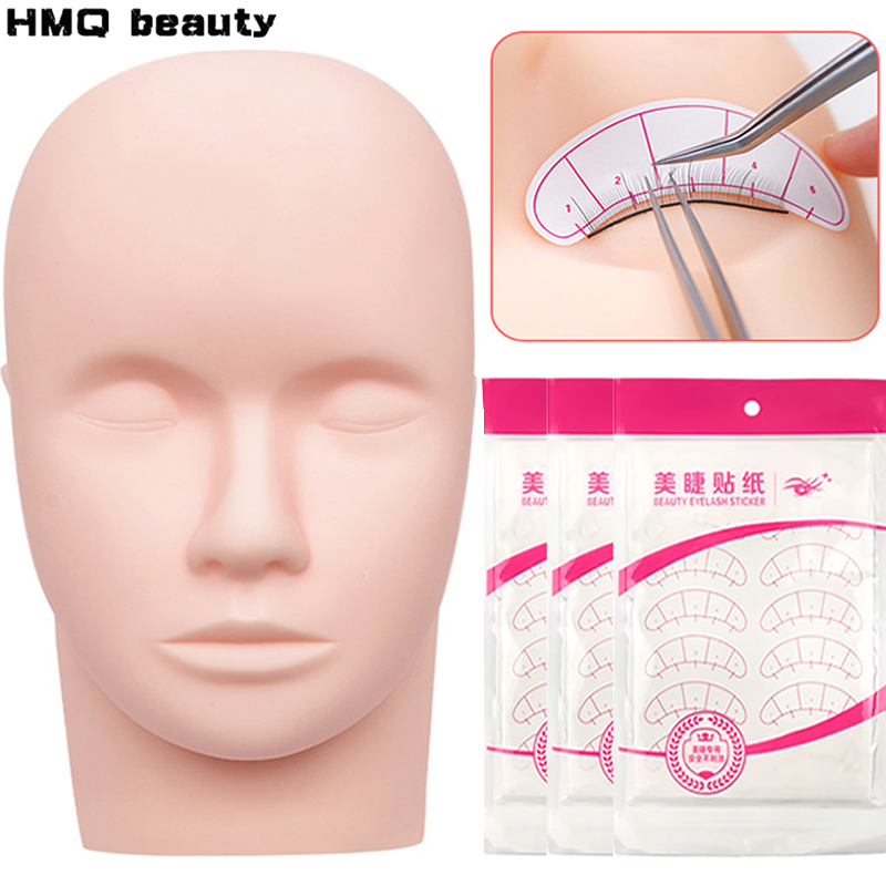 Beauty Makeup Training - Eyelash Extension Training Head Makeup Practice
