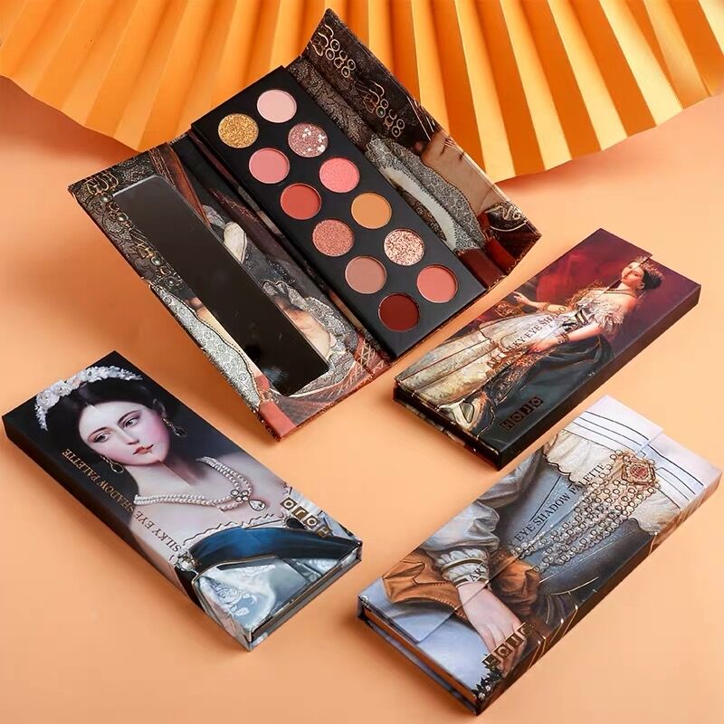 Beauty Makeup Eyeshadow Palette - 12 Color Nude Shimmer Eyeshadow Palette