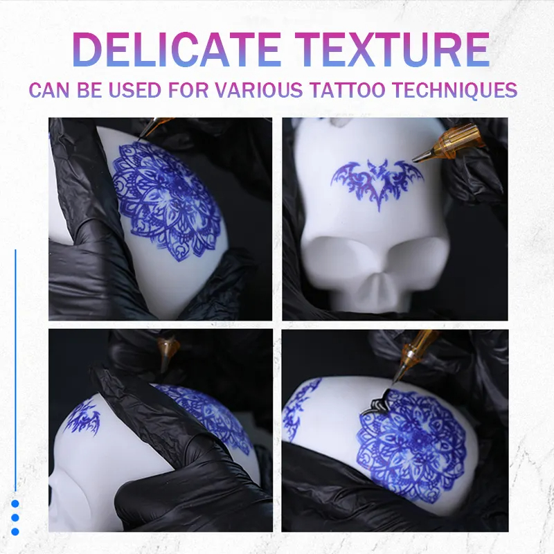 3D Skull Tattoo Practice Skin  - Beauty Makeup Training review and price