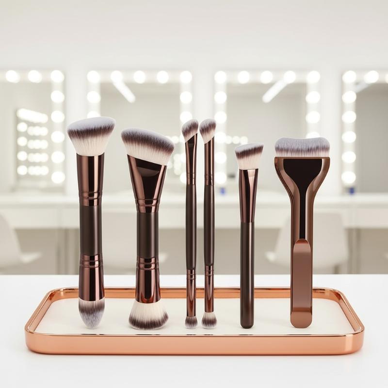 Double Head Face Makeup Brush  - Ms Beauty Makeup review and price