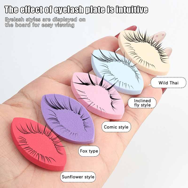 50PCS False Eyelash Pads Begin - Beauty Makeup Sponge review and price