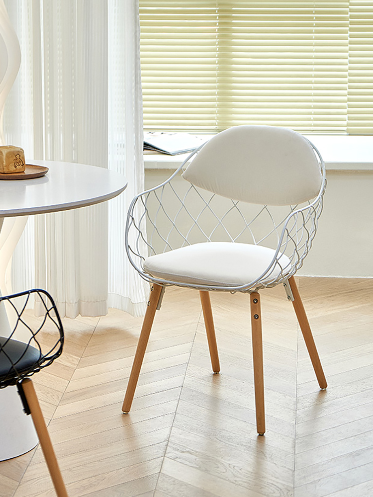 Creative Hollow Backrest Dinin - Beauty Makeup Chair review and price