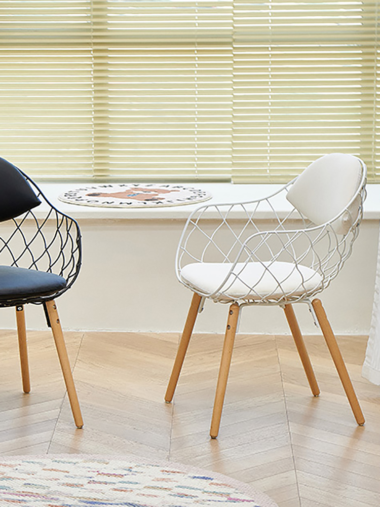 Creative Hollow Backrest Dinin - Beauty Makeup Chair review and price
