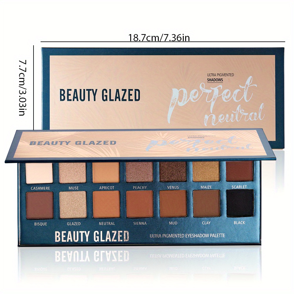 BEAUTY GLAZED 14 Colors Eyesha - Beauty Makeup Eyeshadow Palette review and price