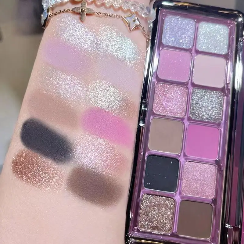 12 Color Eye Shadow Plate Matt - Beauty Huda Makeup review and price