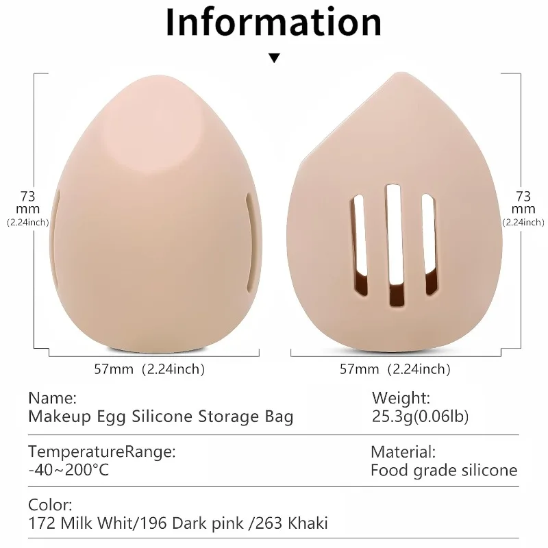 Silicone Beauty Egg Breathable - Beauty Makeup Sponge review and price
