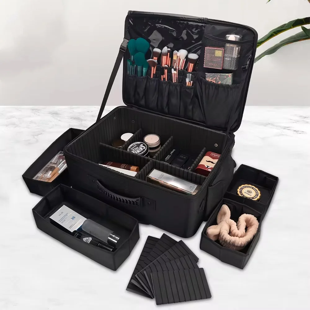 Professional Barber Trolley Ca - Beauty Makeup Box Set review and price