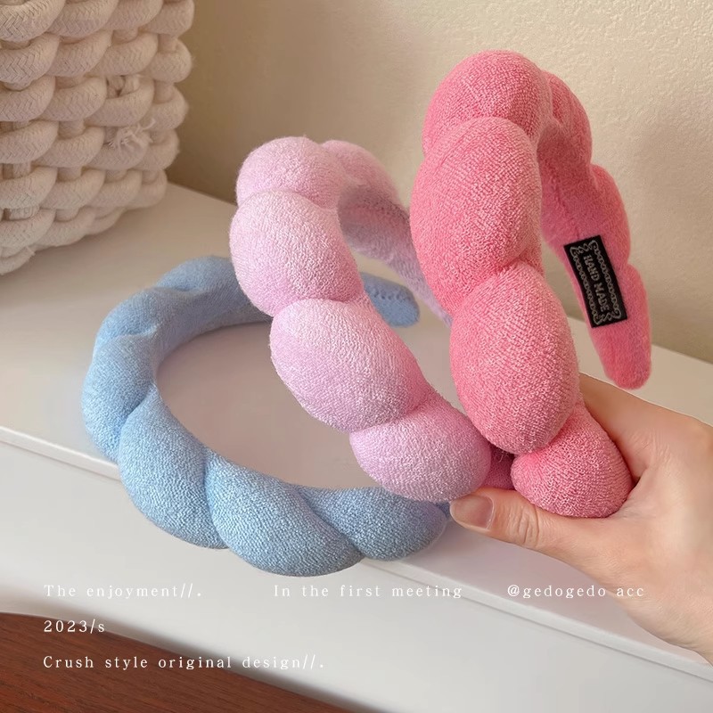 Retro Puffy Hair Band Sponge H - Beauty Makeup Sponge review and price