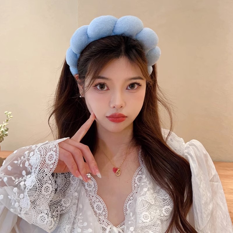Retro Puffy Hair Band Sponge H - Beauty Makeup Sponge review and price
