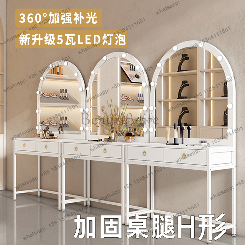 Dress table with lamp, dress,  - Beauty Makeup Training review and price