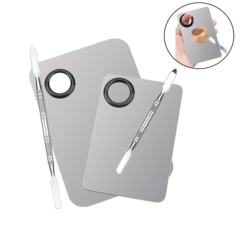 Makeup Mixing Palette Stainles - Beauty Makeup Eyeshadow Palette review and price