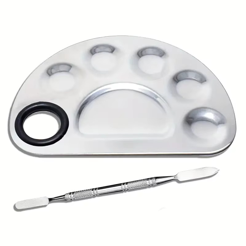 Stainless Steel Makeup Mixer N - Beauty Makeup Eyeshadow Palette review and price