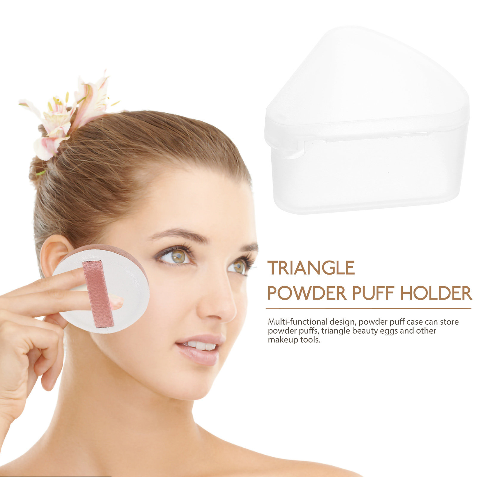6Pcs Triangle Powder Puff Case - Beauty Makeup Sponge review and price