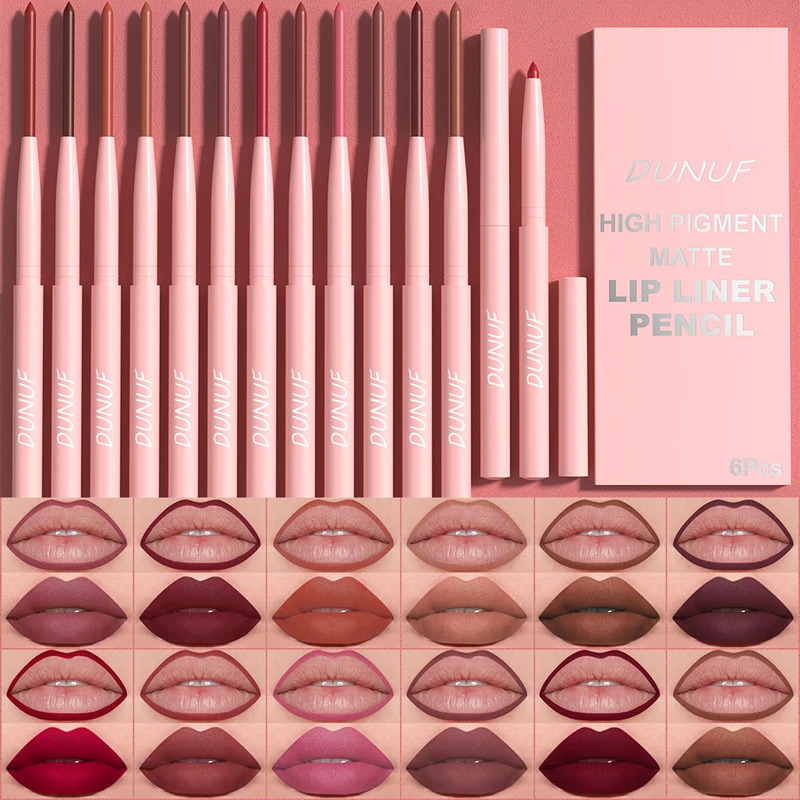 6pcs/Set Lip Liner Pen Set Lon - X Beauty Makeup review and price