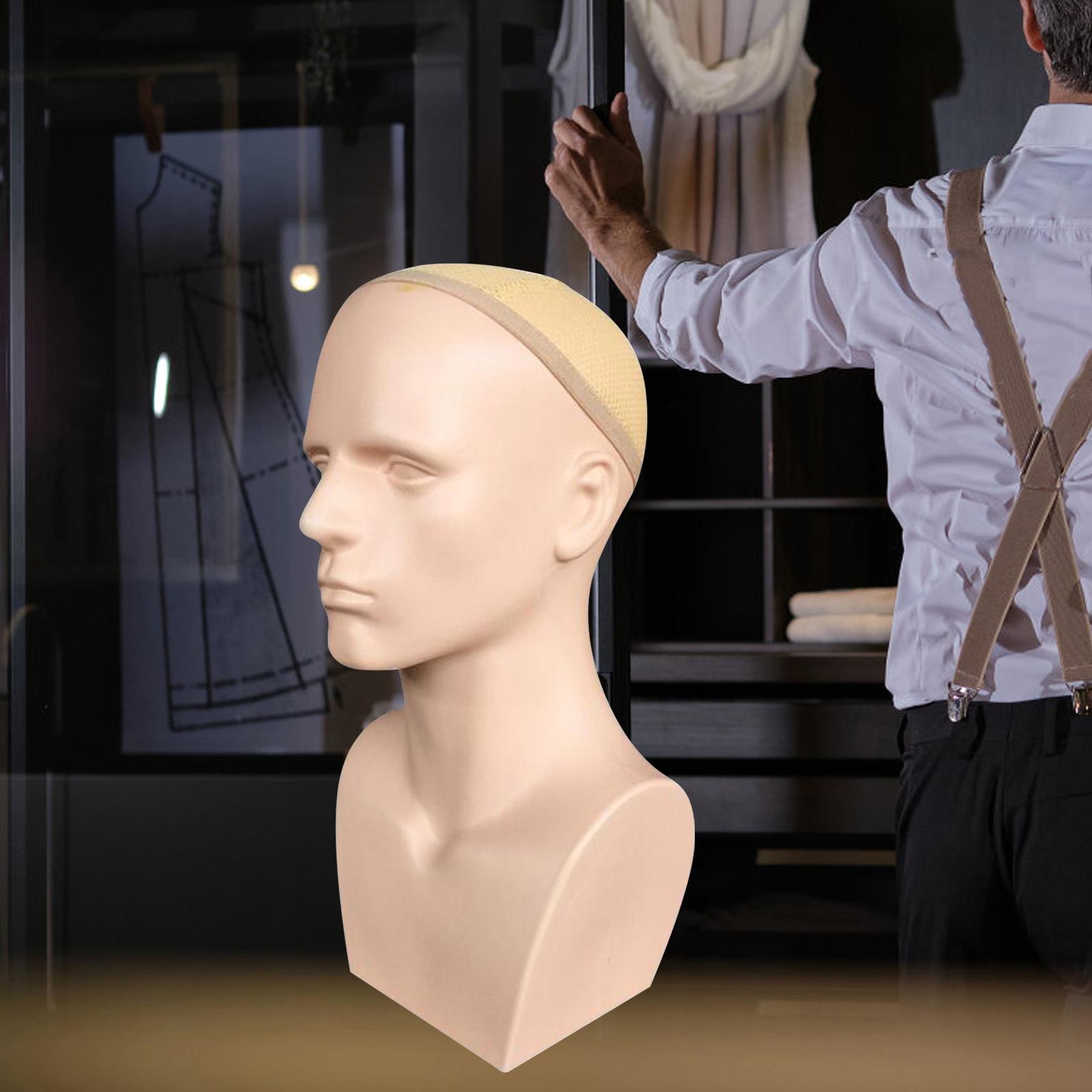 Male Mannequin Head with Shoul - Beauty Makeup Training review and price
