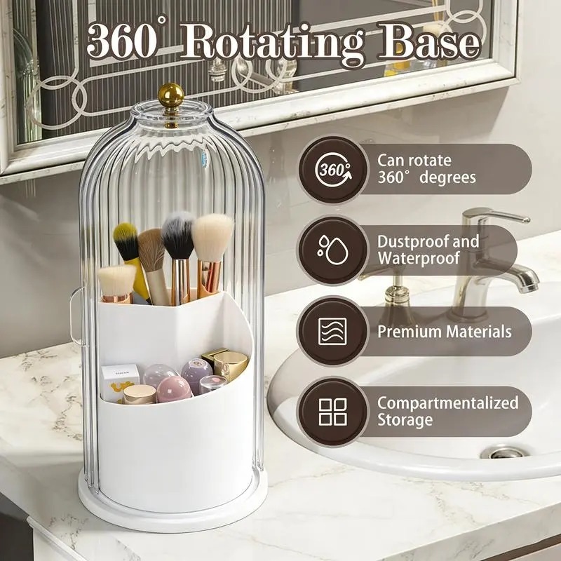 5-Piece Set, 360-Degree Rotati - Beauty Makeup Box Set review and price