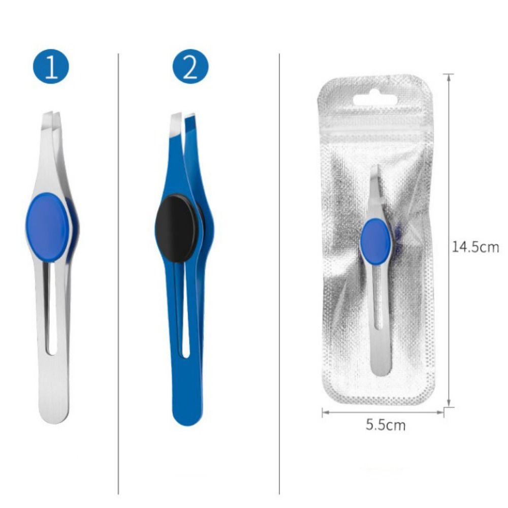 Stainless Steel Eyebrow Tweeze - Beauty Hair Makeup review and price