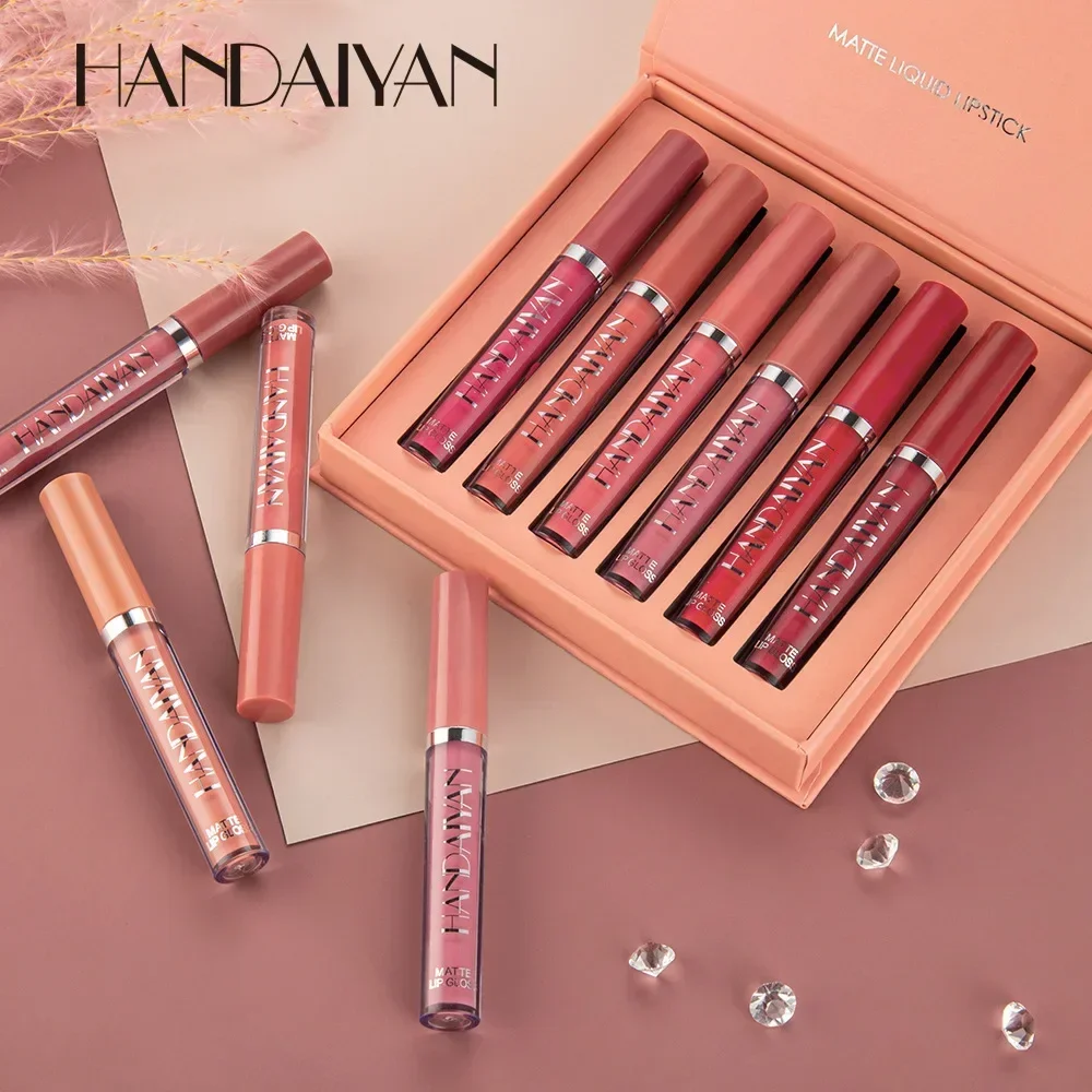 HANDAIYAN 6 PCS Lipstick Set M - Beauty Huda Makeup review and price