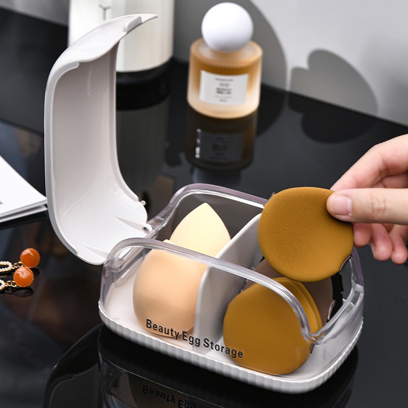 Makeup Sponge Storage Box with - Beauty Makeup Sponge review and price