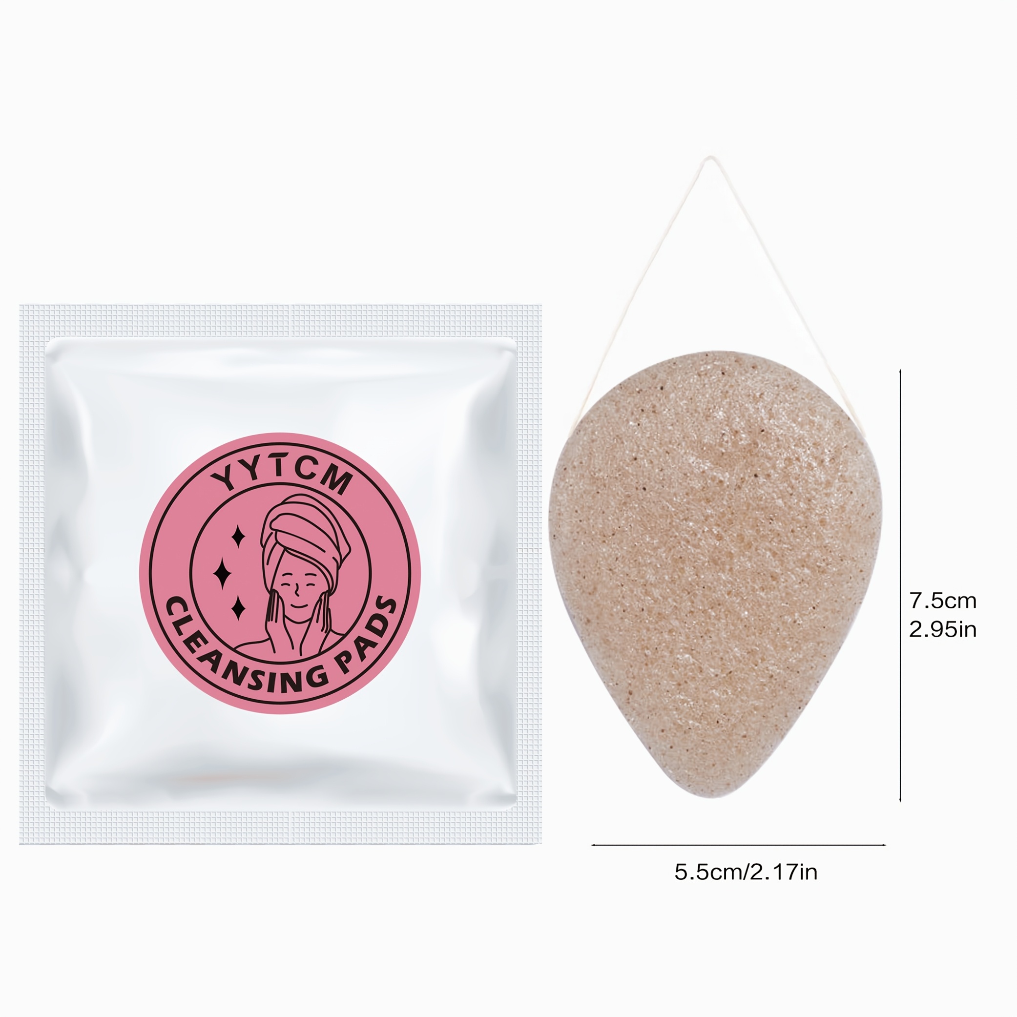 Walnut Seed Konjac Face Sponge - Beauty Makeup Sponge review and price