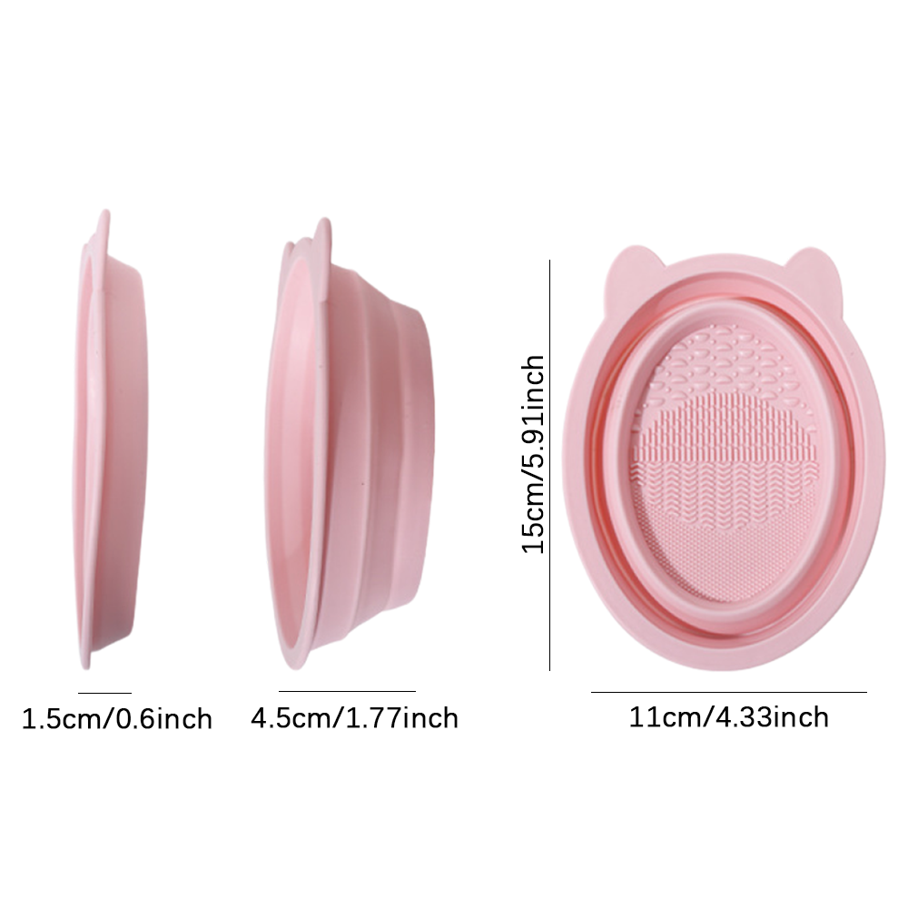 Collapsible Silicone Makeup Br - Beauty Makeup Sponge review and price