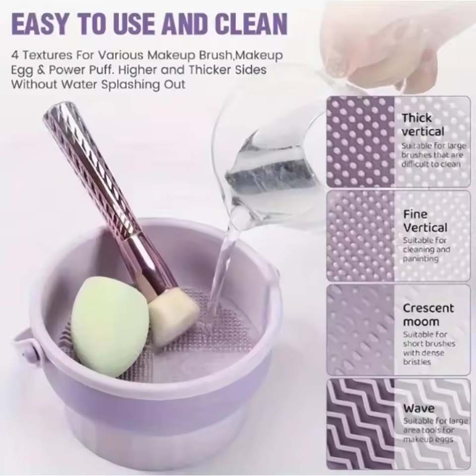 Makeup Brush Cleaning Bowl Bea - Makeup Beauty Set review and price