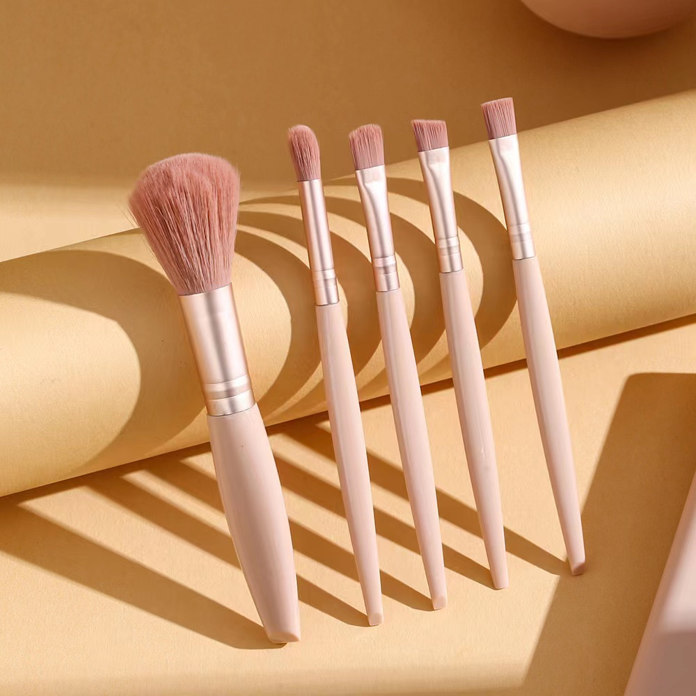 5pcs Cosmetic Brush Kit With M - Makeup Beauty Set review and price