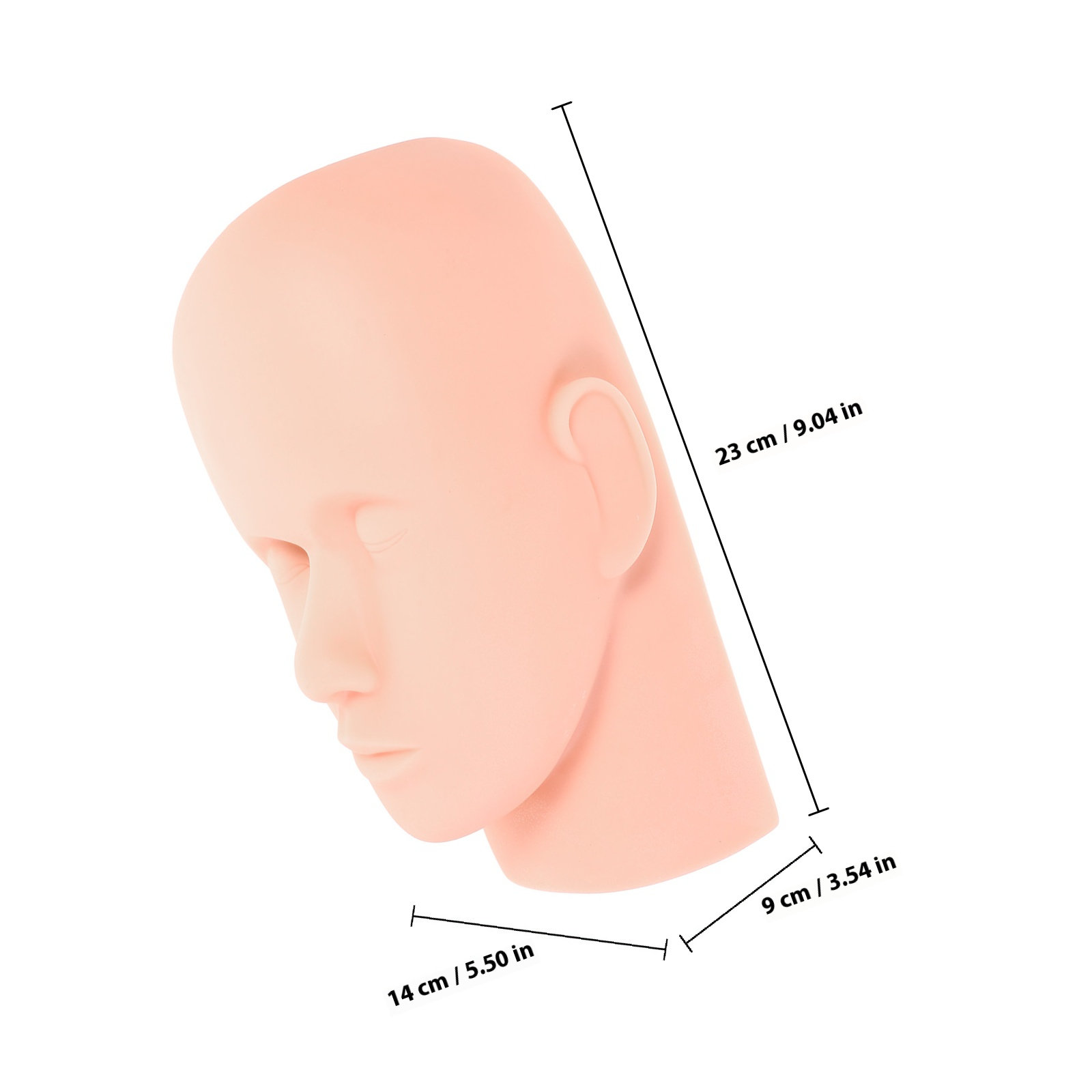 Lash Mannequin Head PVC Realis - Beauty Makeup Training review and price