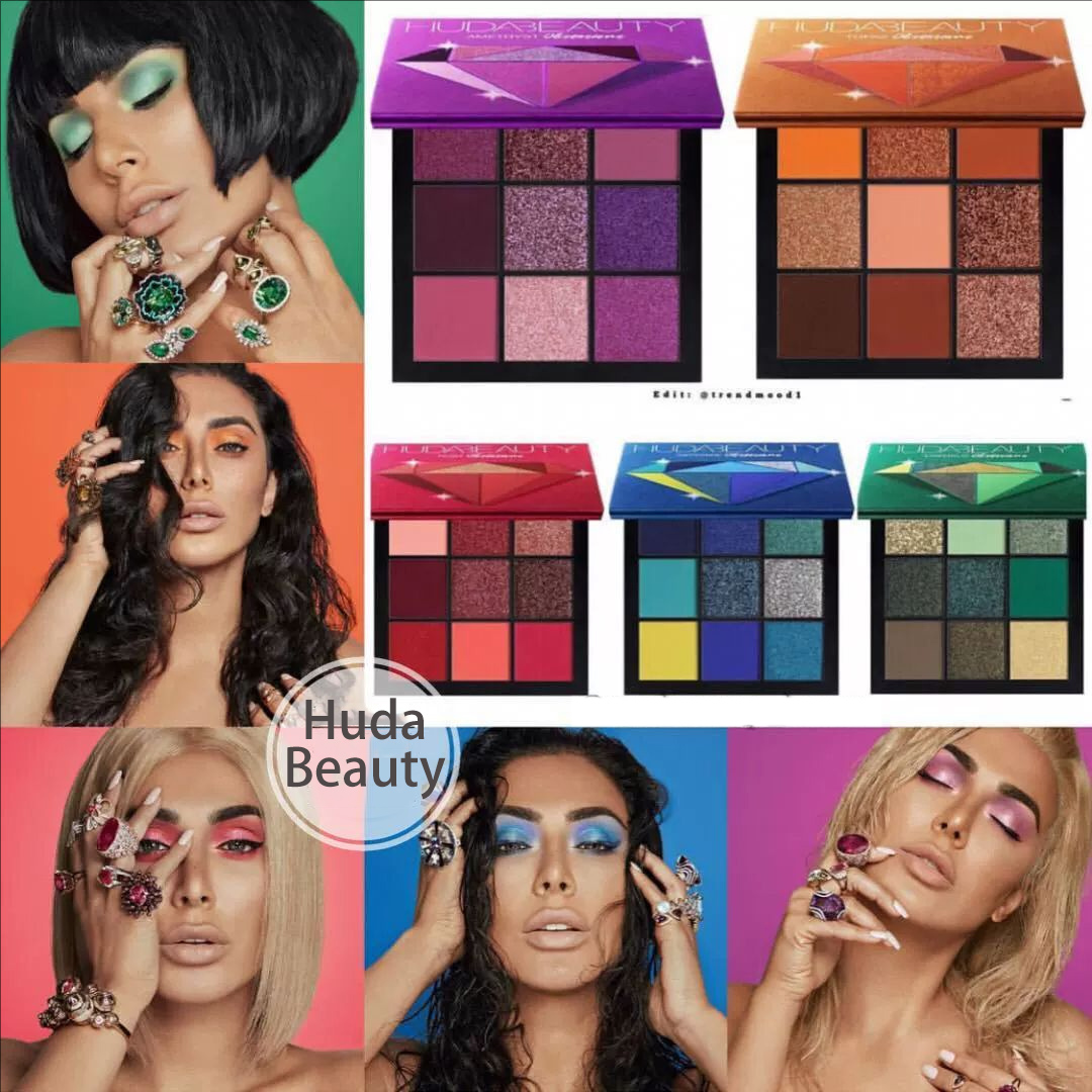 Huda Beauty 9 Color Palette Di - Beauty Huda Makeup review and price