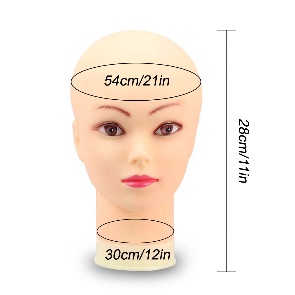 Soft Bald Wig Practice Mannequ - Beauty Makeup Training review and price
