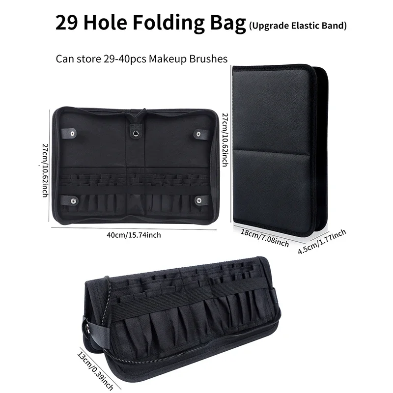29/23 Holes Foldable Makeup Br - Makeup Beauty Set review and price
