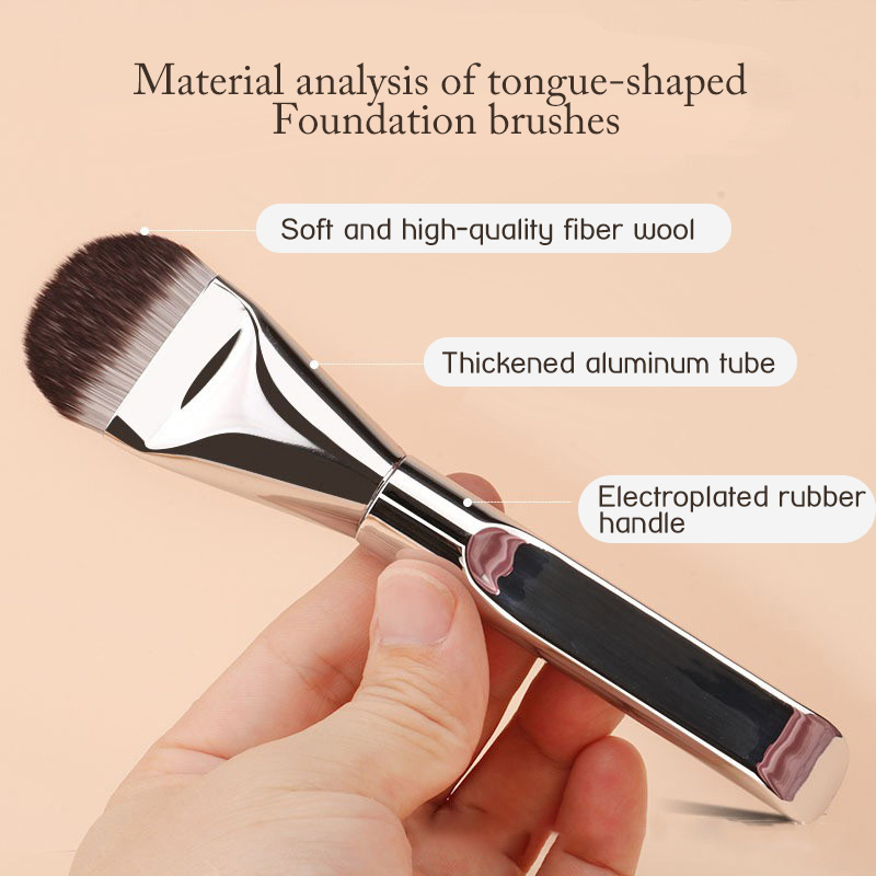 1pc Tongue-Shaped Seamless Fou - Beauty Mark Makeup review and price