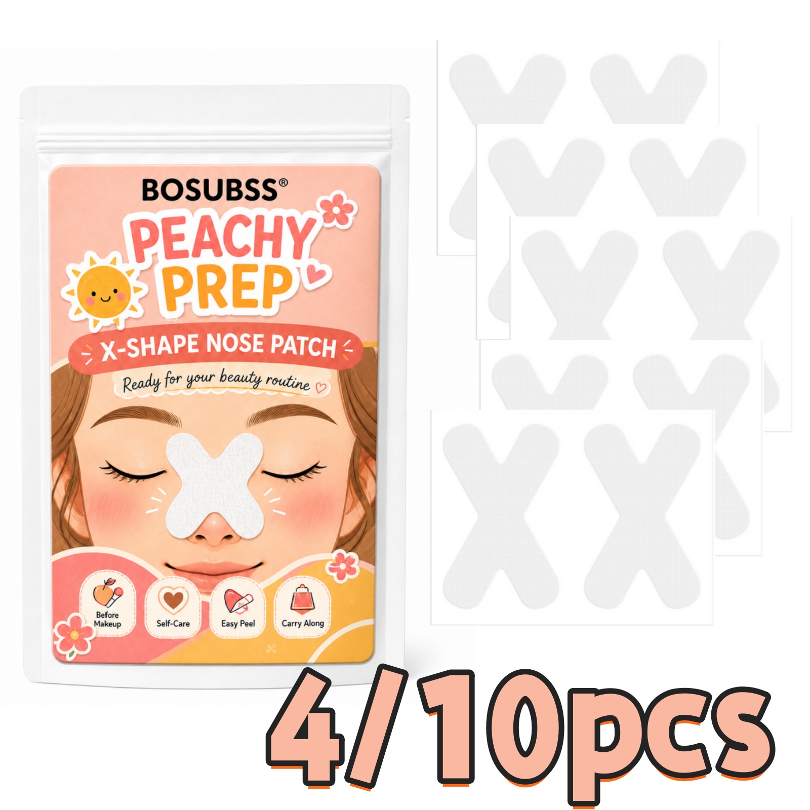 4/10 Pcs X-Shape Nose Patch Se - X Beauty Makeup review and price